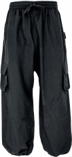 Goa pants, men`s yoga pants, comfortable casual pants - black