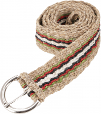 Natural hemp belt, belt made of natural material from Nepal - Mod..