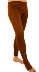 Yoga-Hose mit breitem Bund, Mandala Yoga Leggings Bio-Baumwolle Y..