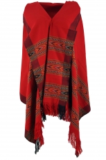 Indian scarf/stole, ethnic cloth/blanket - red