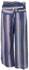Thai fisherman pants striped woven fine cotton, wrap pants, yoga ..
