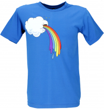 Fun T-Shirt `Wolke` - blau