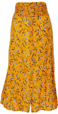 Maxi skirt, comfortable boho summer skirt - turmeric