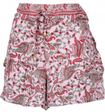 Lightweight Panties, Silky Print Shorts - Old Pink
