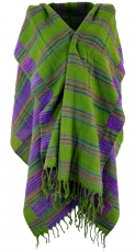 Soft goa shawl, large shoulder shawl, Indian shawl/stole - grass ..