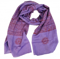 Thin Baba cloth, Benares Lunghi - purple
