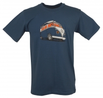 Fun T-Shirt `Bussi` - blau