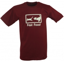 Fun T-Shirt `Fast Food` - rot