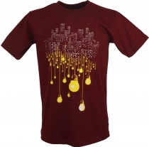 Fun T-Shirt `Großstadt` - rot