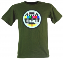 Fun T-Shirt `Testbild` - grün