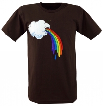 Fun T-Shirt `Wolke` - braun