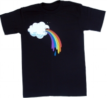 Fun T-Shirt `Wolke` - dunkelblau