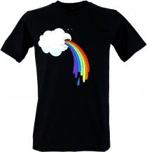 Fun T-Shirt `Wolke` - schwarz