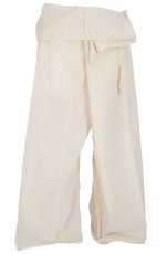 Thai cotton fisherman pants, loose fit wrap pants, wide yoga pant..