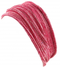 Magic Hairband, Dread Wrap, Scarf, Headband - Hairband pink
