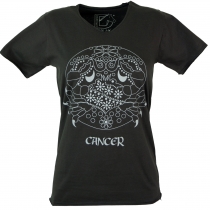 Sternzeichen T-Shirt `Krebs` - schwarz