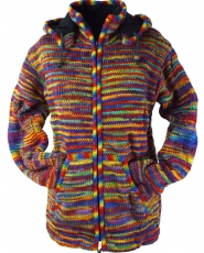 Cardigan wool jacket Nepal jacket - model 12