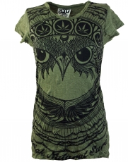 Sure T-shirt Owl - olive