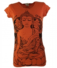 Sure T-Shirt Meditation Buddha - orange