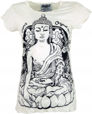 Sure T-Shirt Meditation Buddha - weiß