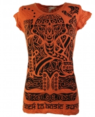 Sure T-Shirt Tribal Ganesha - orange